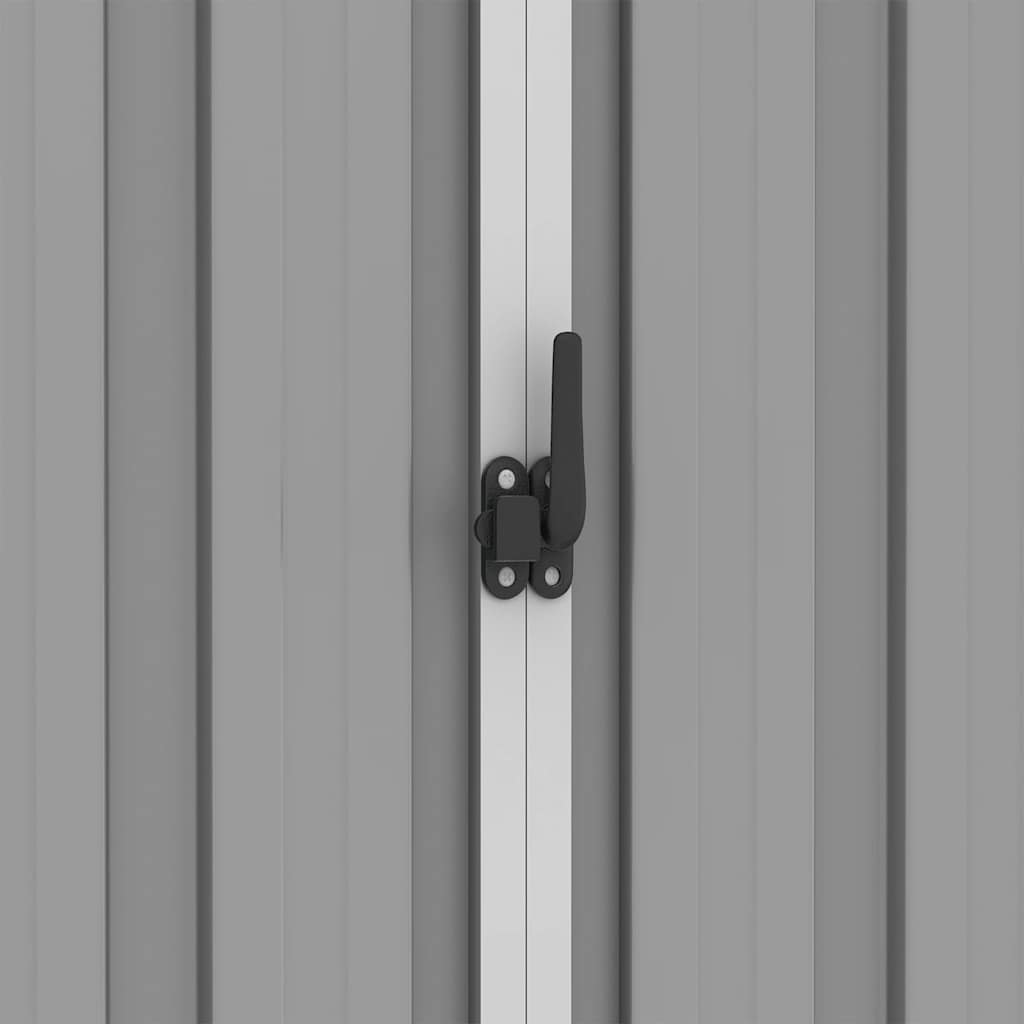 Vrtna kućica 205x129x183 cm pocinčani čelik - siva, 1 - number 7.