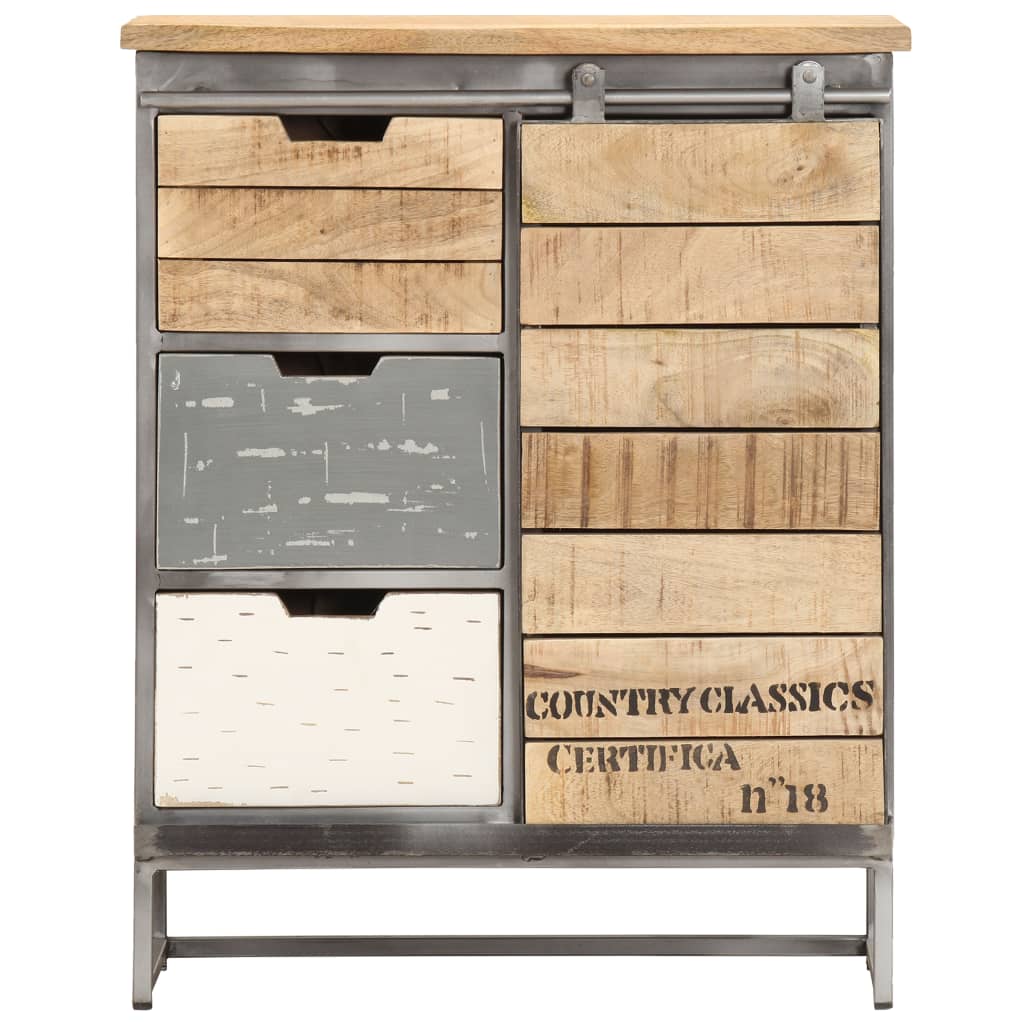 Skænk 60x30x70 cm massivt mangotræ - number 2.