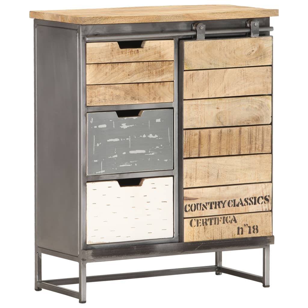 Skænk 60x30x70 cm massivt mangotræ - number 11.