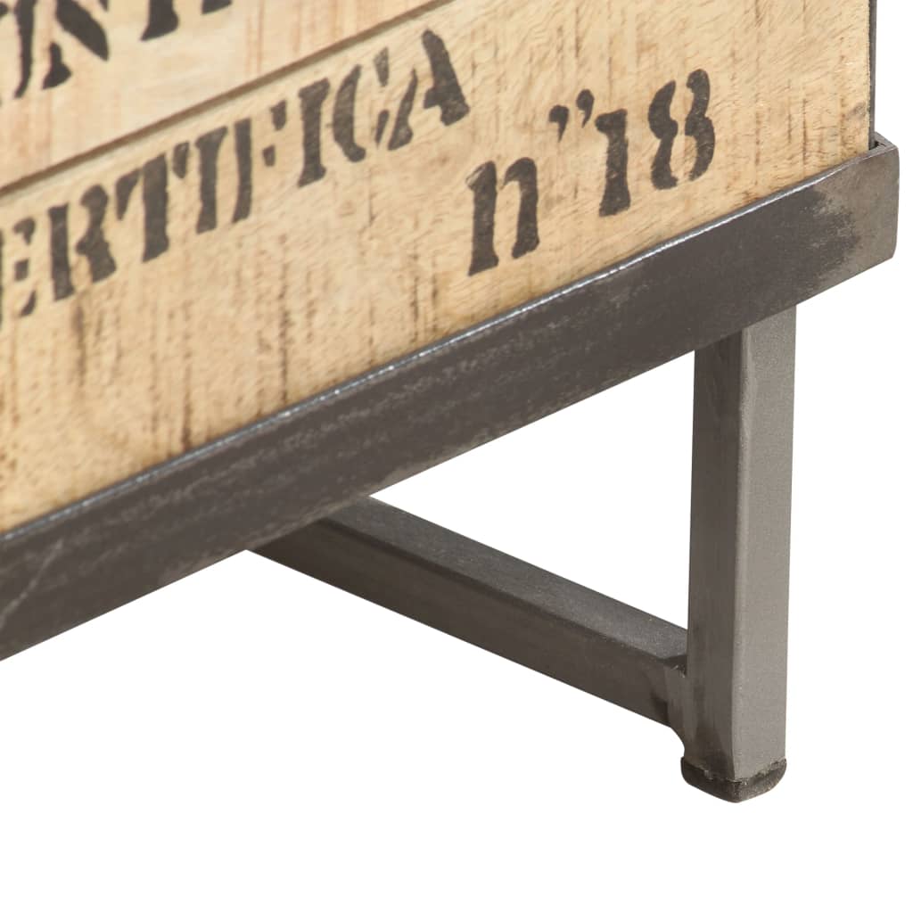 Skænk 60x30x70 cm massivt mangotræ - number 6.