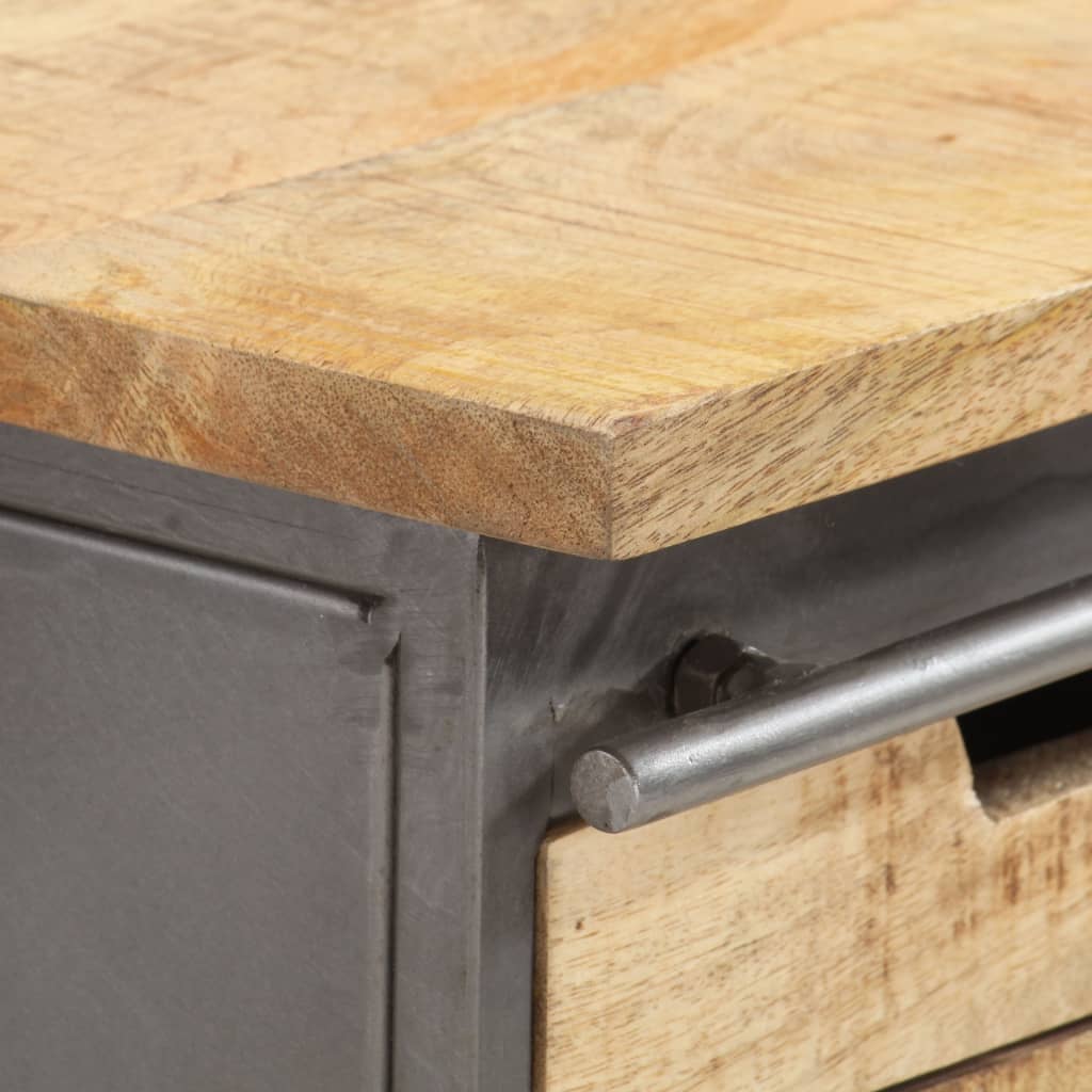 Skænk 60x30x70 cm massivt mangotræ - number 7.