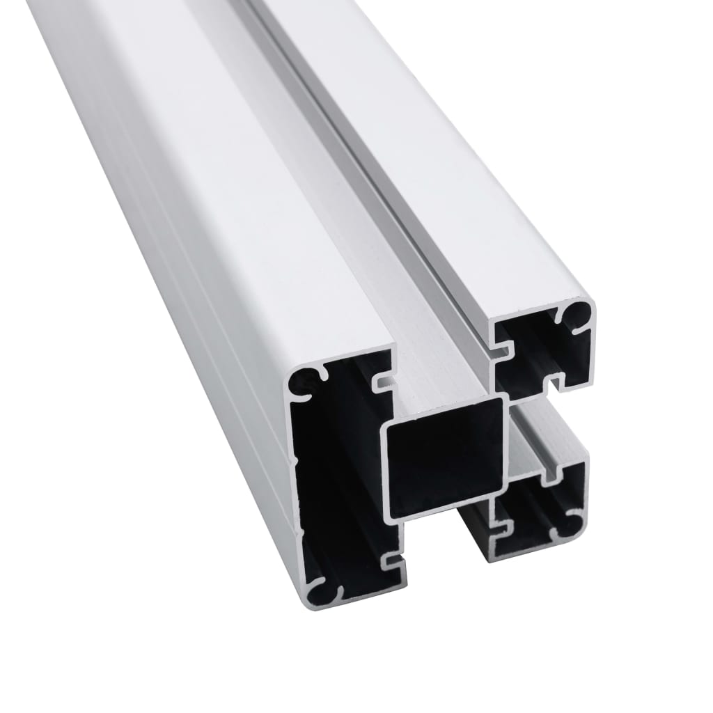 Staketstolpar 3 st. 185 cm aluminium - number 5.