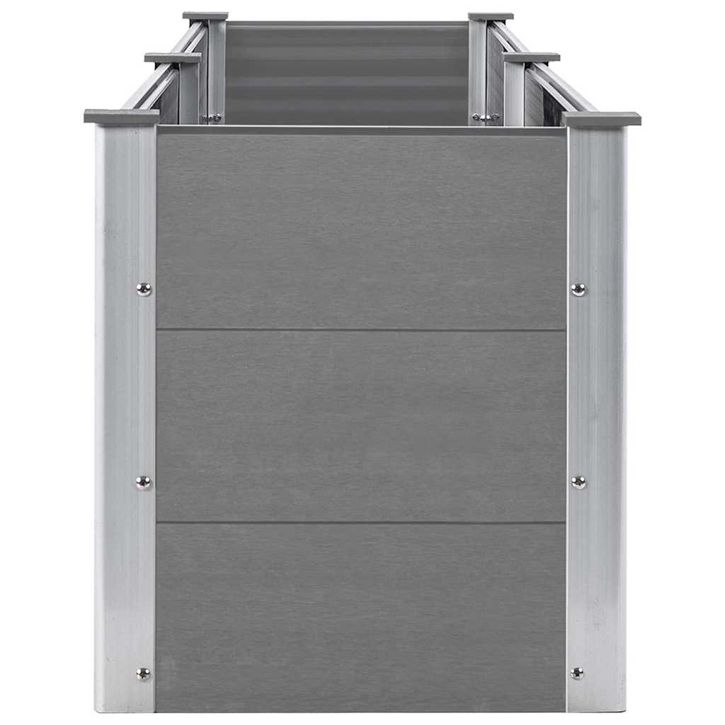 Hævet plantekasse wpc - grå, 250 x 50 x 54 cm, 1 - number 4.