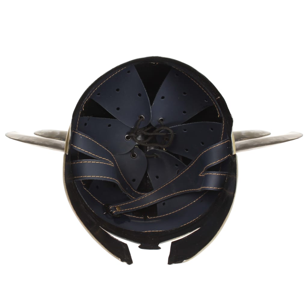 Grčka ratna kaciga za igranje uloga od starog čelika u boji mesinga - number 7.