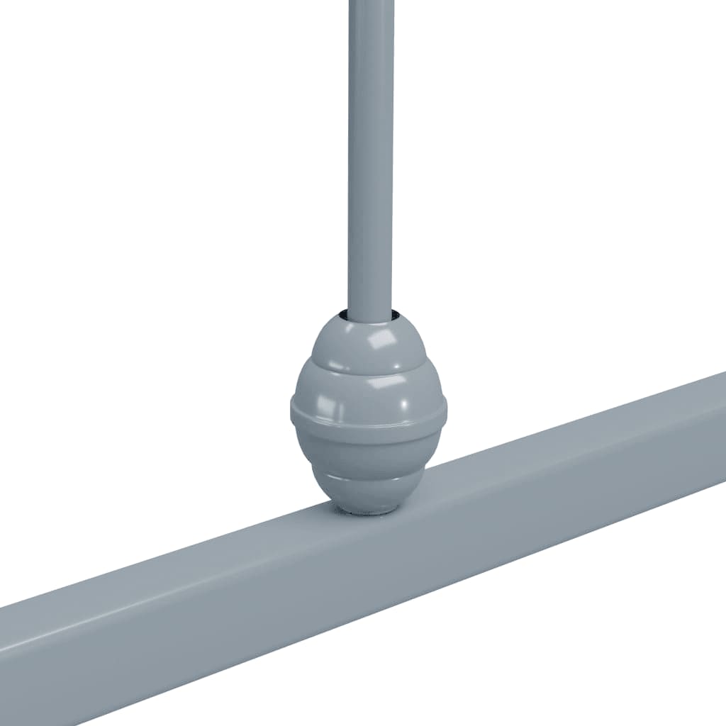 Sengestel metal - grå, 90 x 200 cm - number 5.