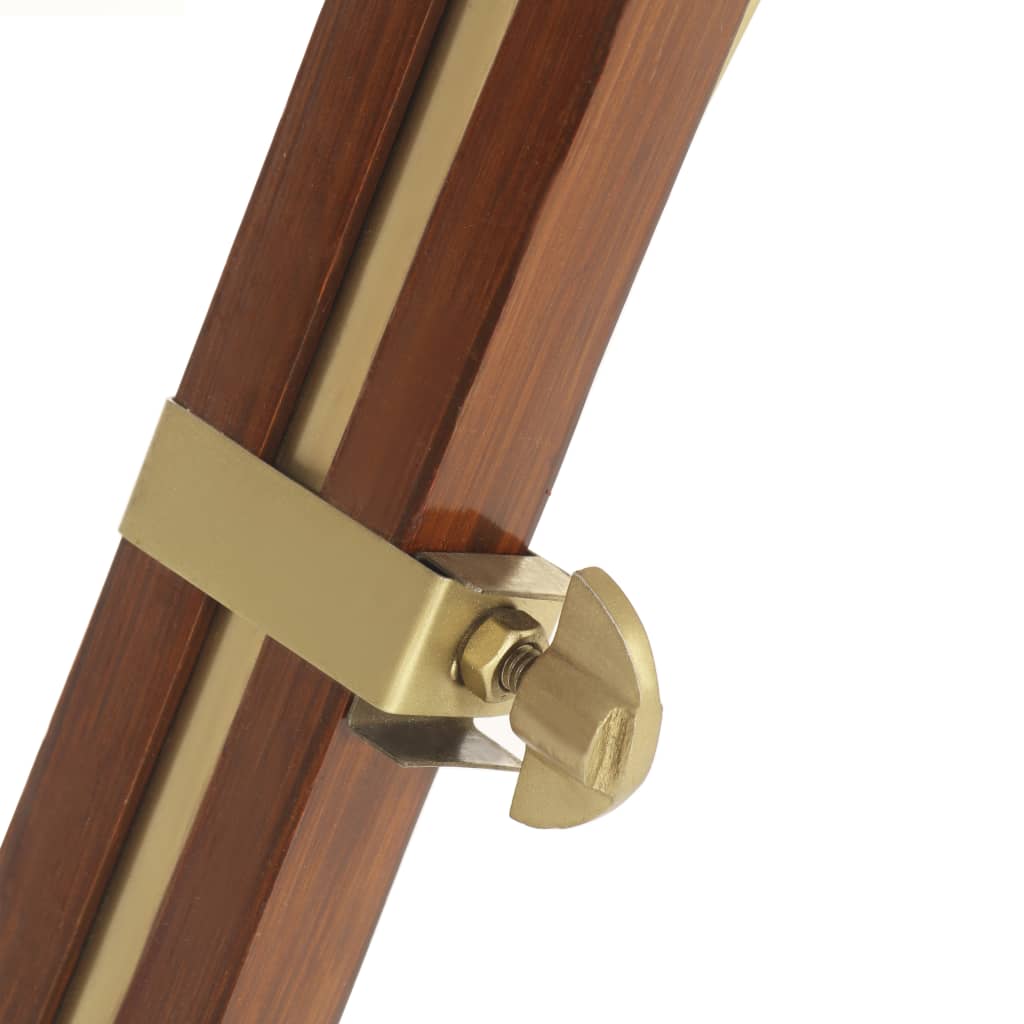 Gulvlampe med trefod 193 cm massivt mangotræ - number 11.