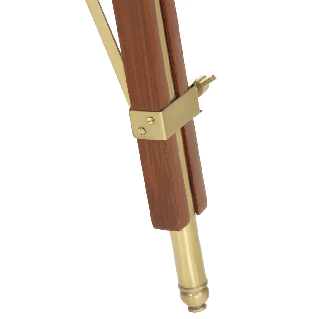 Gulvlampe med trefod 193 cm massivt mangotræ - number 12.