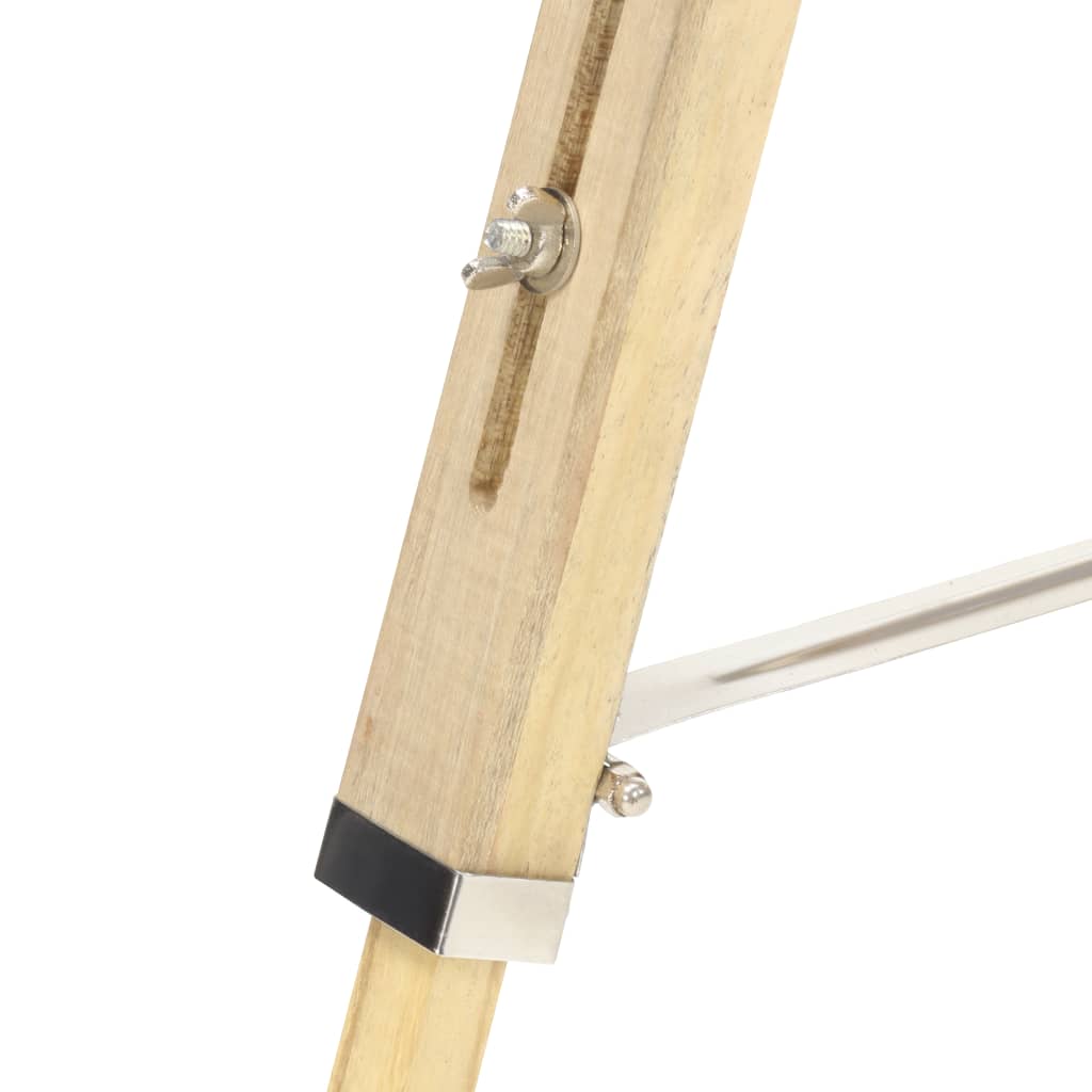 Gulvlampe med trefod 140 cm massivt mangotræ - number 12.