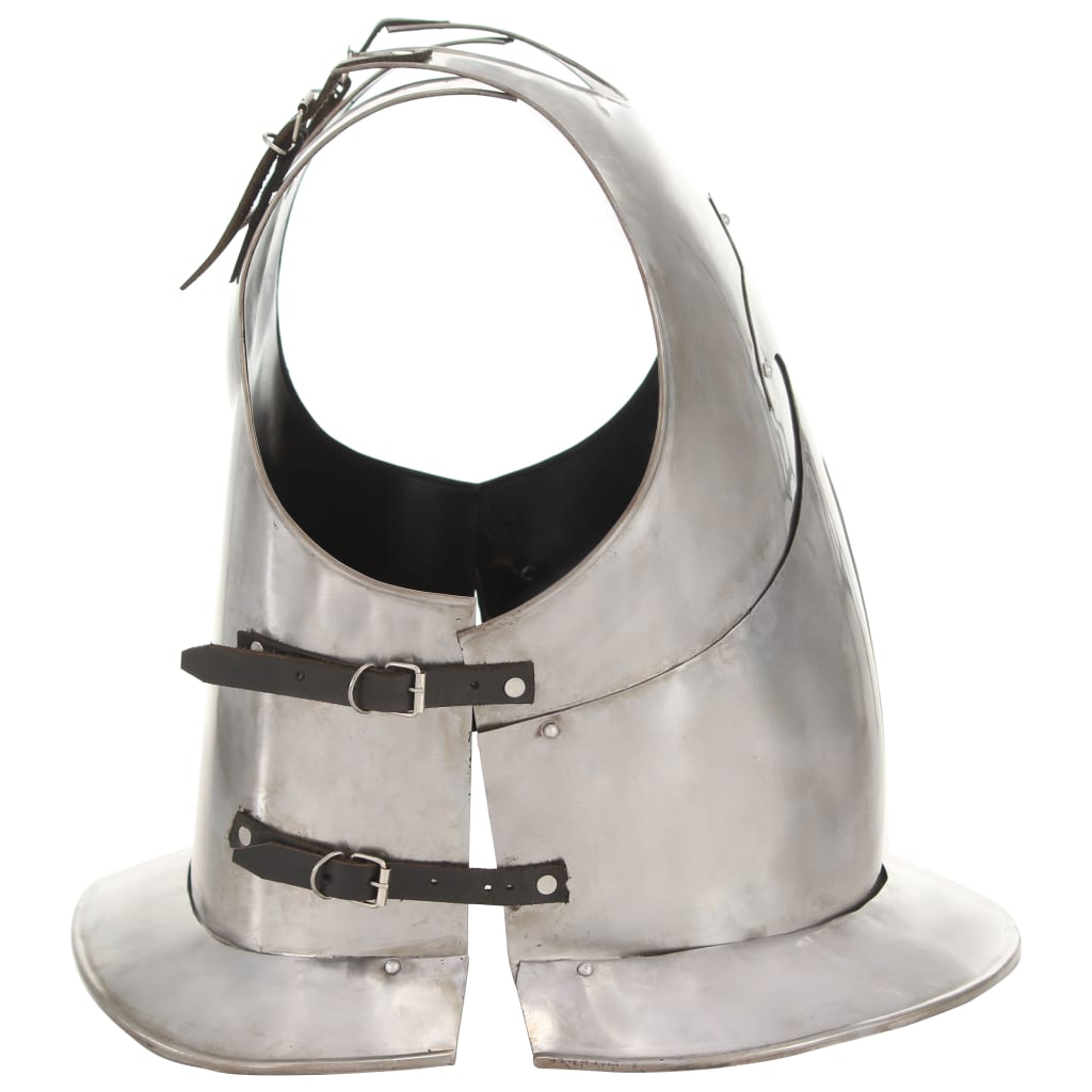 Armatura da guerriero medievale per gioco di ruolo in acciaio color argento - number 3.