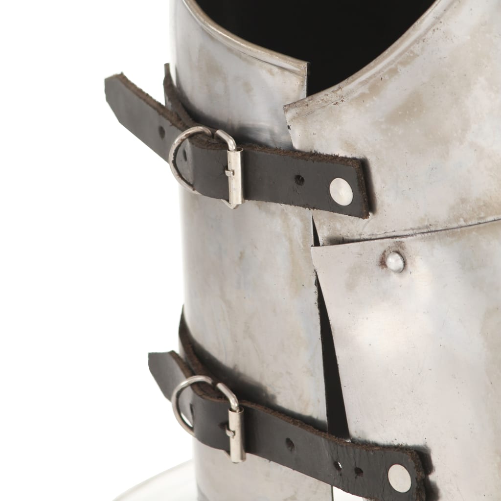 Armatura da guerriero medievale per gioco di ruolo in acciaio color argento - number 5.
