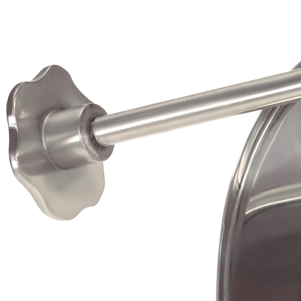 Lampadaire avec trépied 180 cm bois de manguier massif - bois de manguier massif acier, 23 x 33 cm (diam. xp) - number 8.