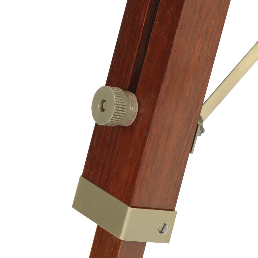 Gulvlampe med trefod 69 cm massivt mangotræ - number 11.