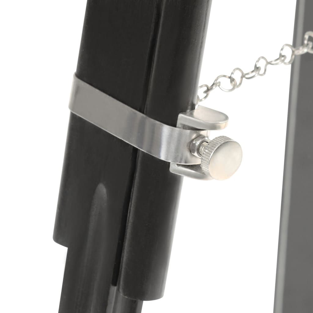 Gulvlampe med trefod 171 cm massivt mangotræ - number 11.