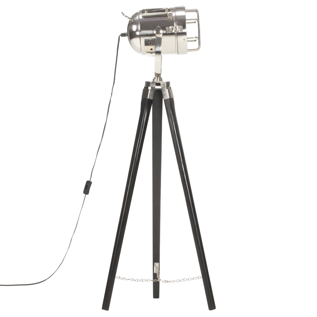 Lampadaire avec trépied 97 cm bois de manguier massif noir - number 4.