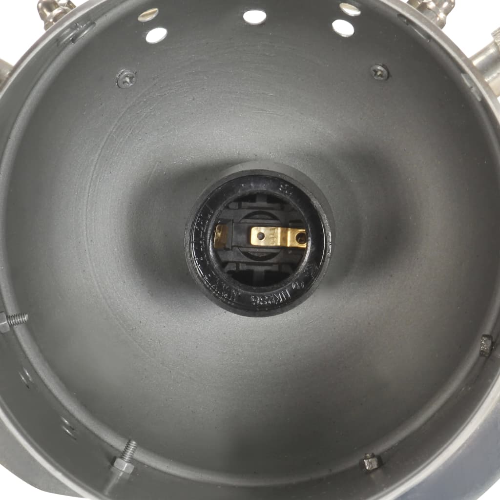 Lampadaire avec trépied 97 cm bois de manguier massif noir - number 9.