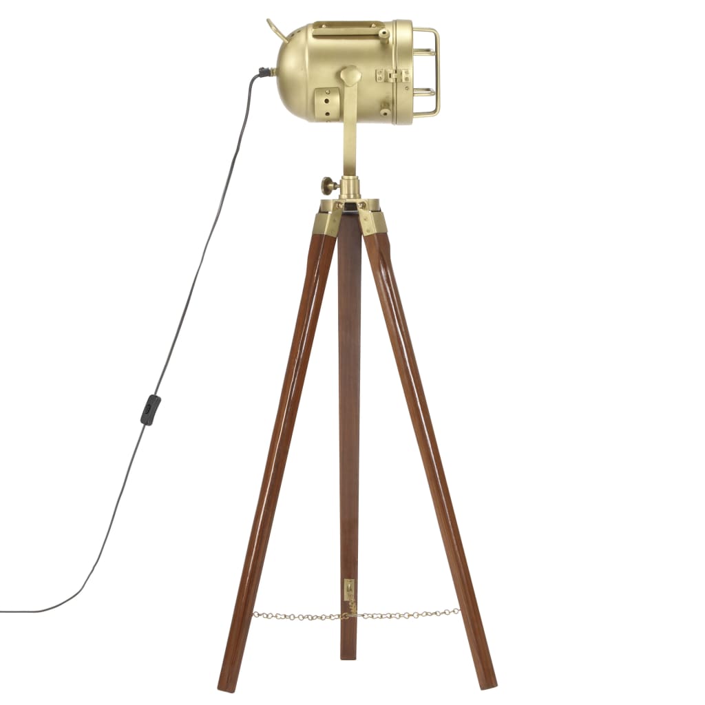 Lampadaire avec trépied 97 cm bois de manguier massif - number 3.