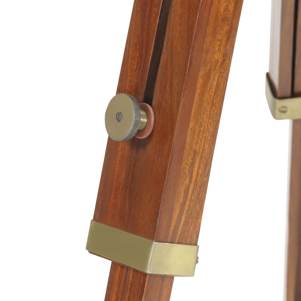 Floor lamp with tripod 165 cm solid mango wood - number 11.