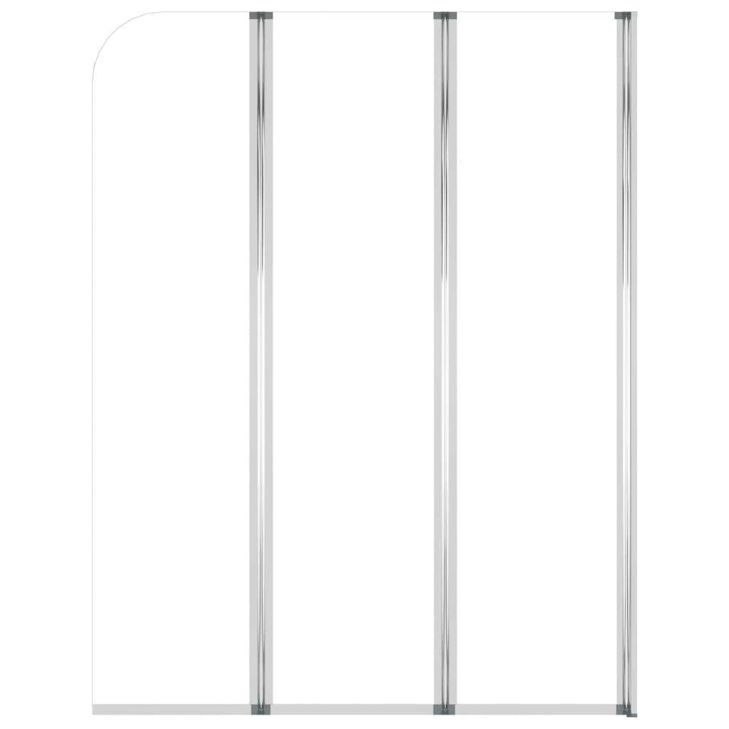 Duschväggar 2 st. 104x130 cm härdat glas transparent - number 5.