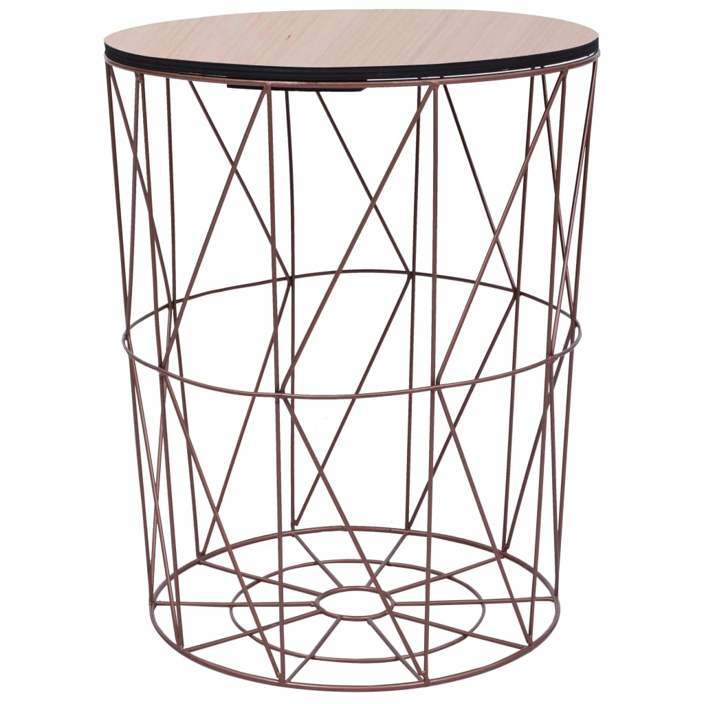 Stolik kawowy ø 47 cm miedziany - number 1.