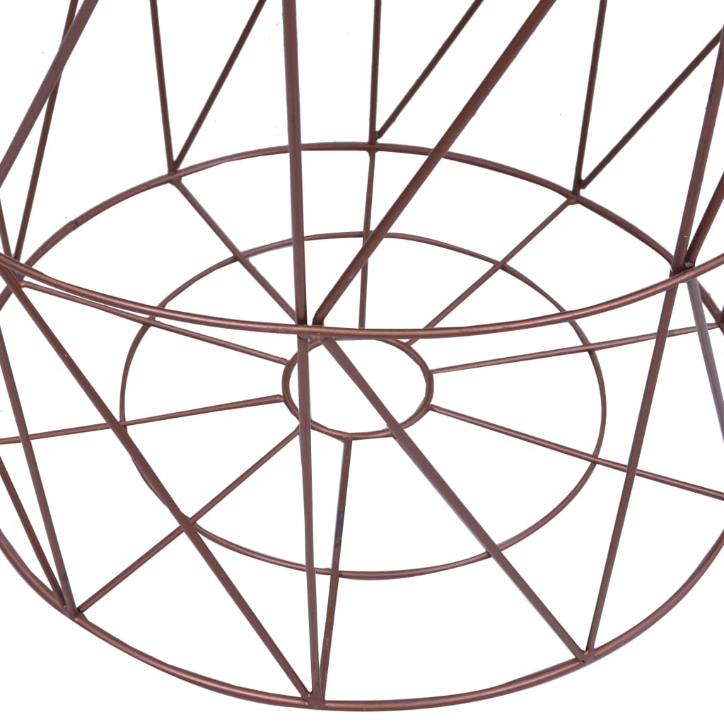 Stolik kawowy ø 47 cm miedziany - number 4.