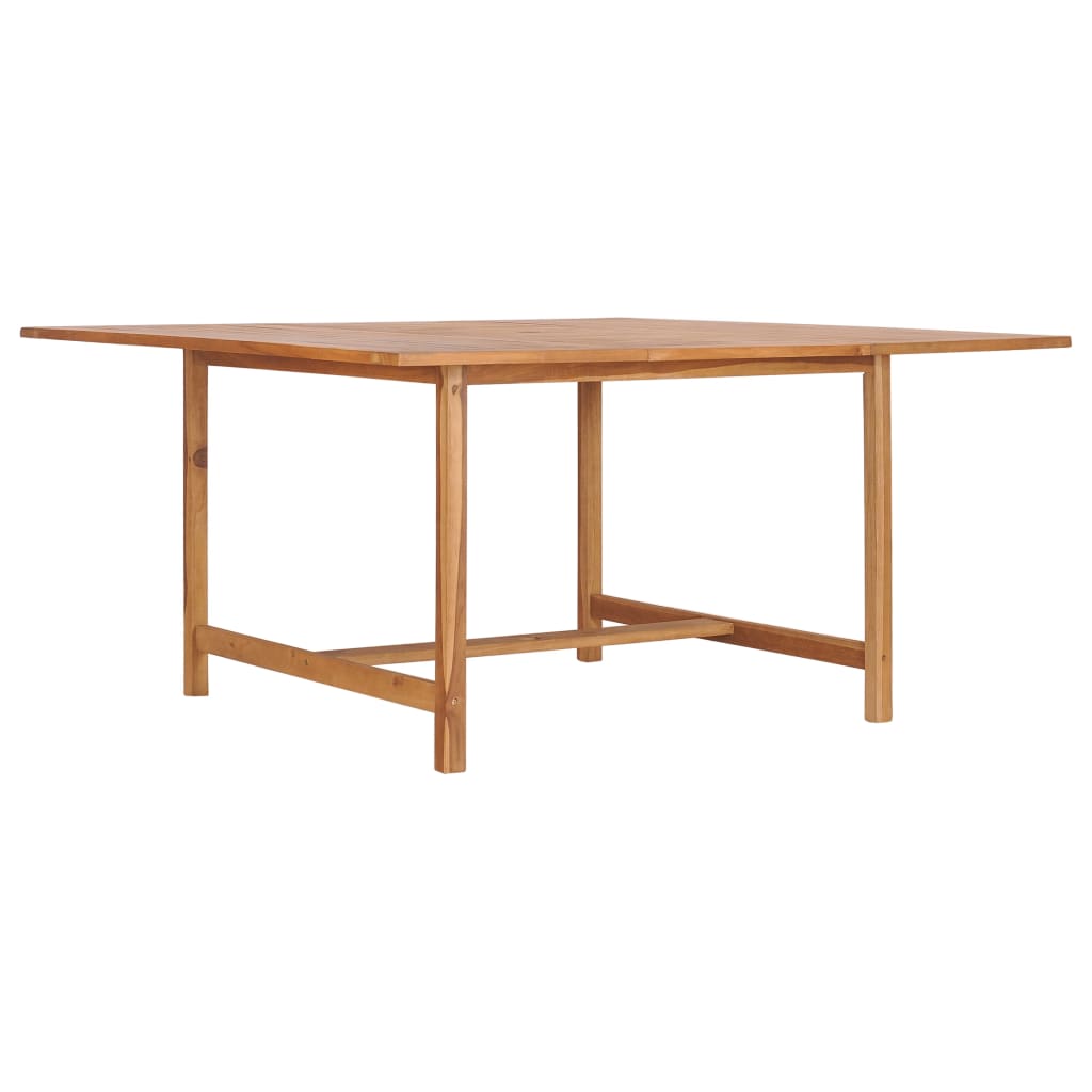 Havebord 150x150x76 cm massivt teaktræ - number 1.