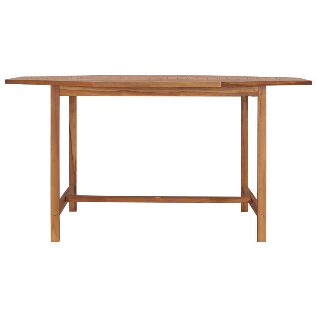 Hagebord massiv teak - 150 x 150 x 75 cm, 1, åttekantet - number 2.