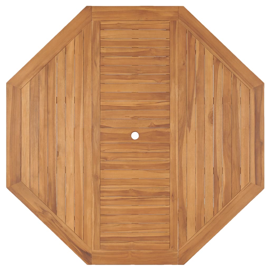 Hagebord massiv teak - 150 x 150 x 75 cm, 1, åttekantet - number 4.