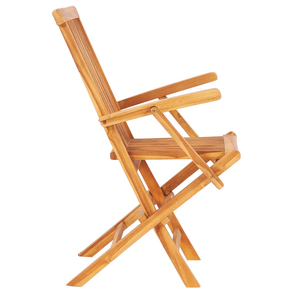 Sammenleggbart utendørs spisebordsett 7 deler heltre teak - number 9.