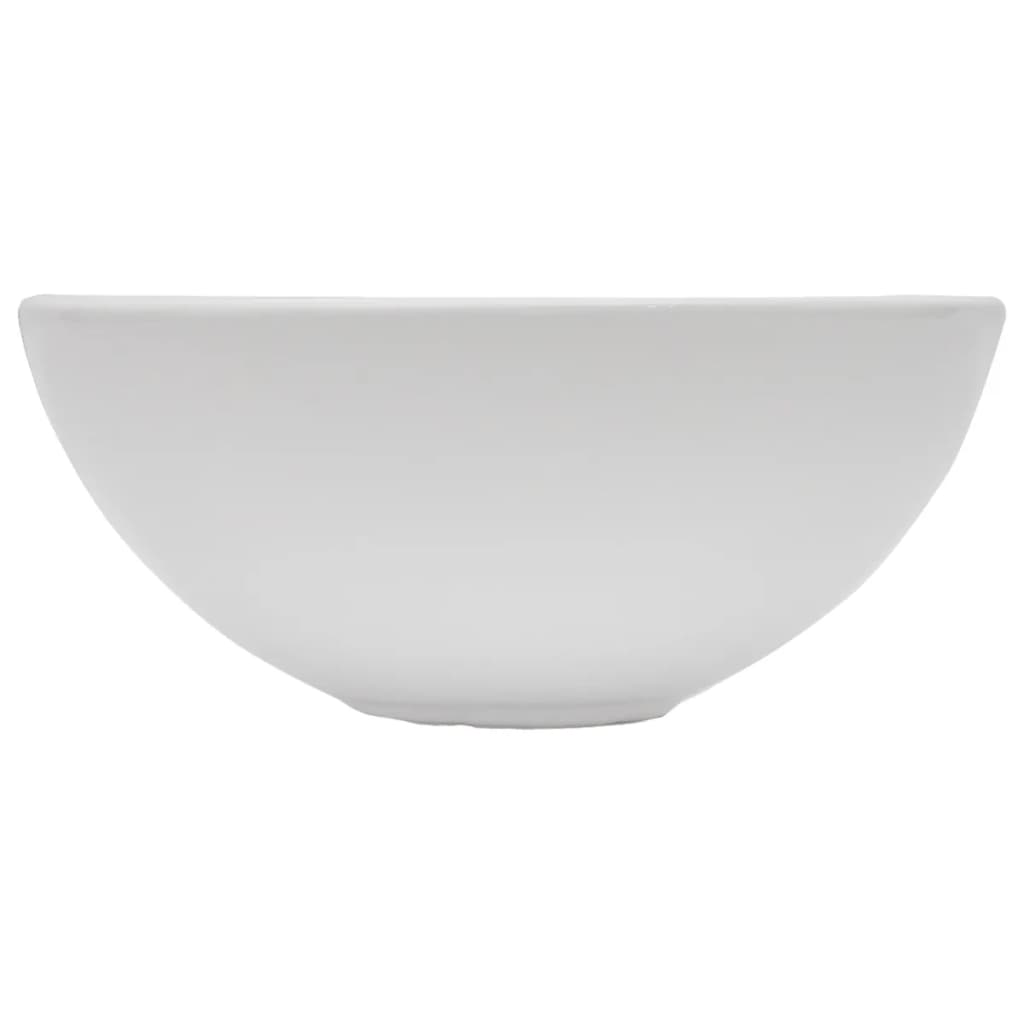 Keramisk badeværelsesmøbelsæt 2 dele - grå, 60 cm hylde og 40 cm rund håndvask, 1 - number 5.