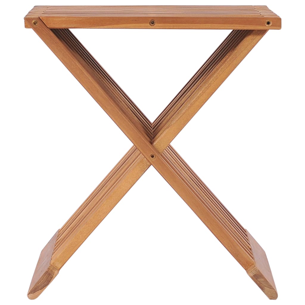 Sammenleggbar krakk 40x32x45 cm heltre teak - number 2.