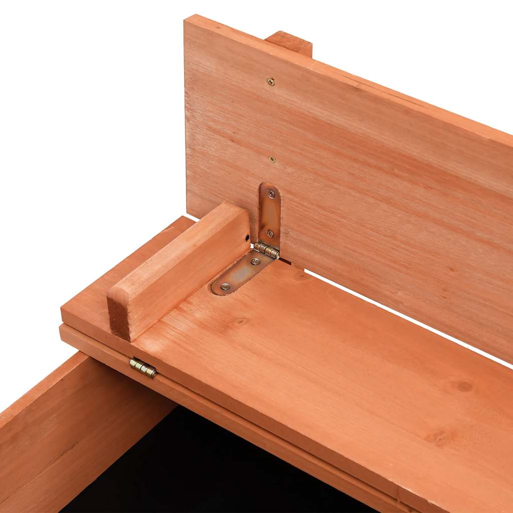 Bac à sable 95x90x15 cm bois de pin - number 5.