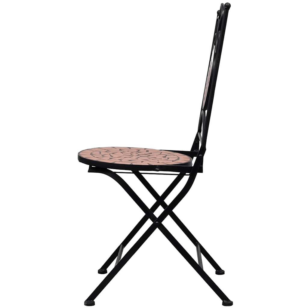 Bistrosæt dele mosaikdesign keramiske fliser terracotta - terrakotta, firkantet, 3 - number 6.