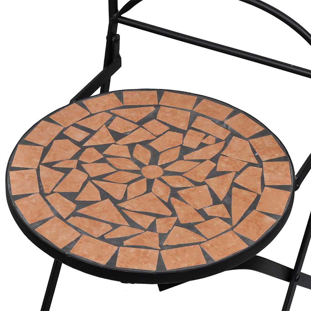 Bistrosæt dele mosaikdesign keramiske fliser terracotta - terrakotta, firkantet, 3 - number 7.