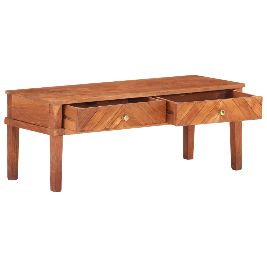 Tv-skab 110x40x41 cm massivt akacietræ - number 2.