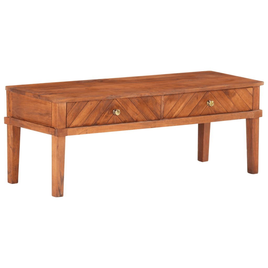 Tv-skab 110x40x41 cm massivt akacietræ - number 11.