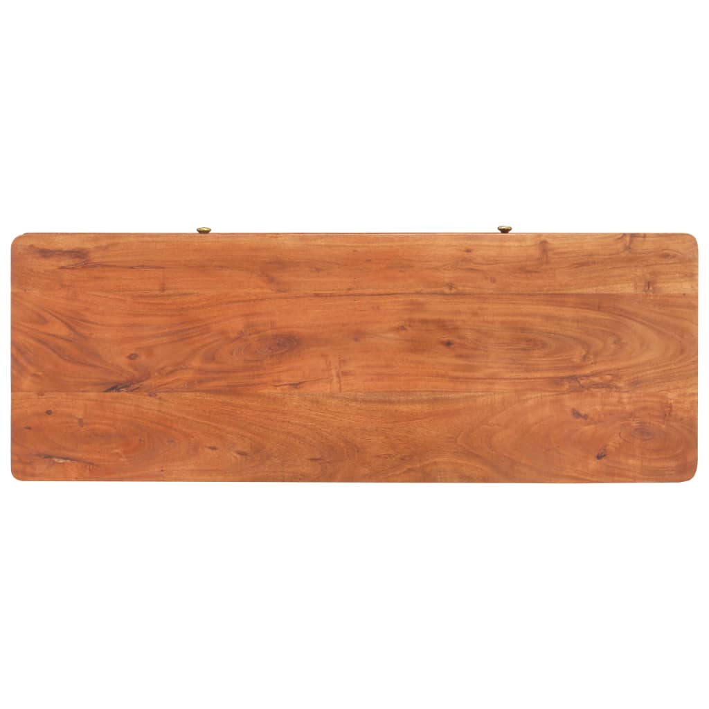 Tv-skab 110x40x41 cm massivt akacietræ - number 5.