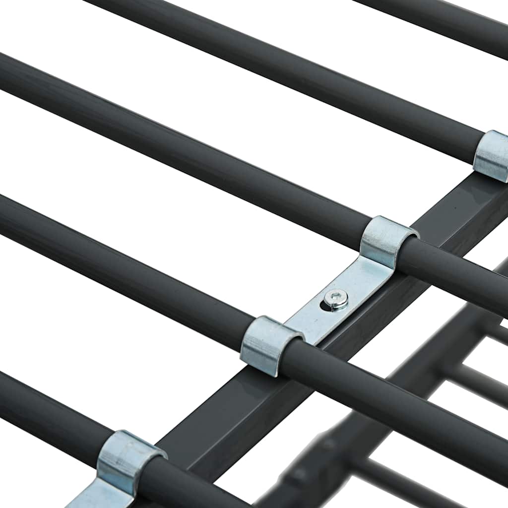 Køjeseng 90x200 cm metal sort - number 6.