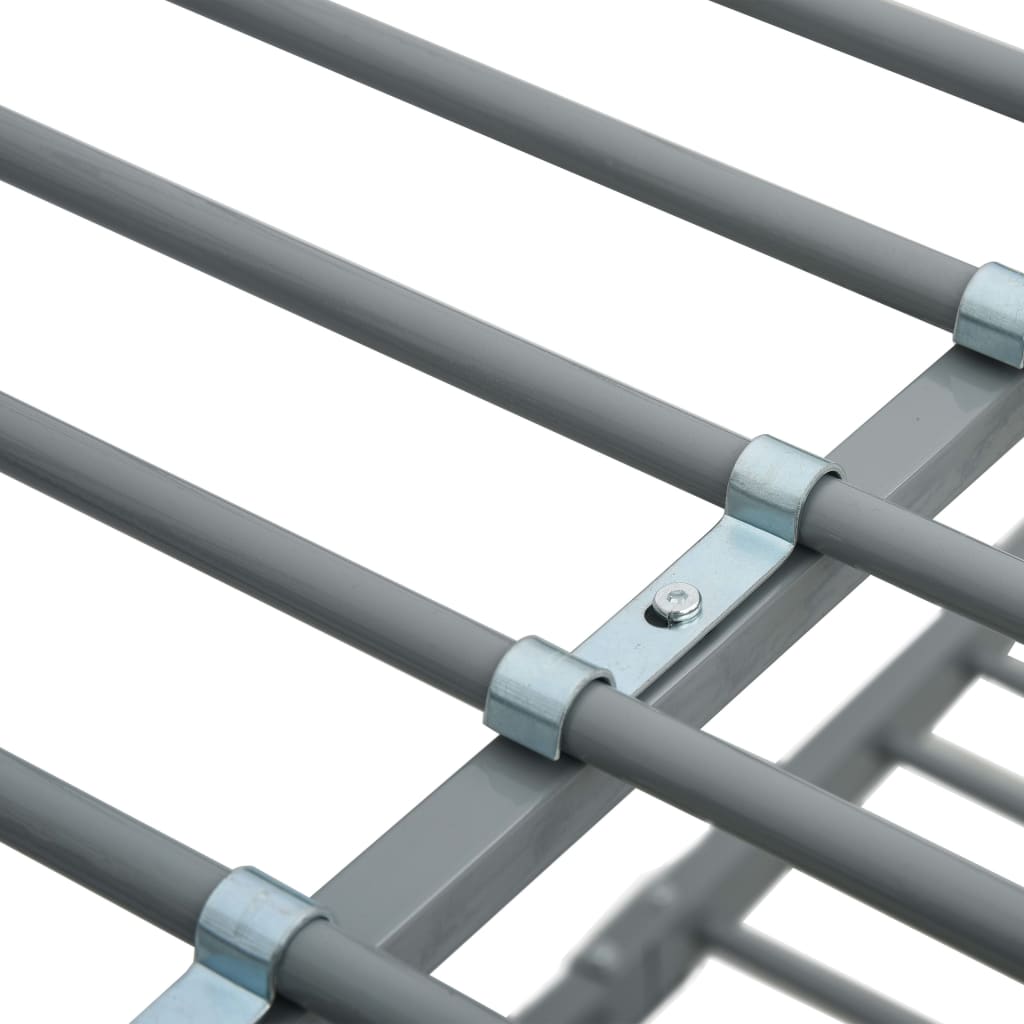 Køjeseng 90x200 cm metal - grå, nej-1 - number 6.