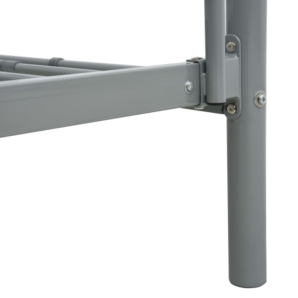 Køjeseng 90x200 cm metal - grå, nej-1 - number 7.