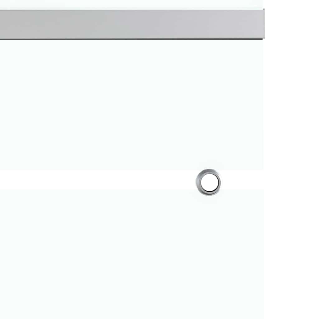 Skydedør 76x212 cm hærdet glas og aluminium sølvfarvet - number 5.