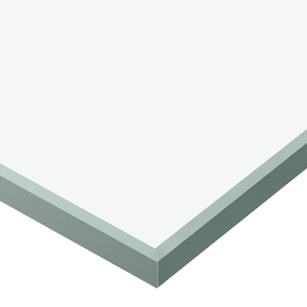 Skydedør hærdet glas og aluminium sølvfarvet - 90 x 212 cm, 1, uden blødt stop - number 6.