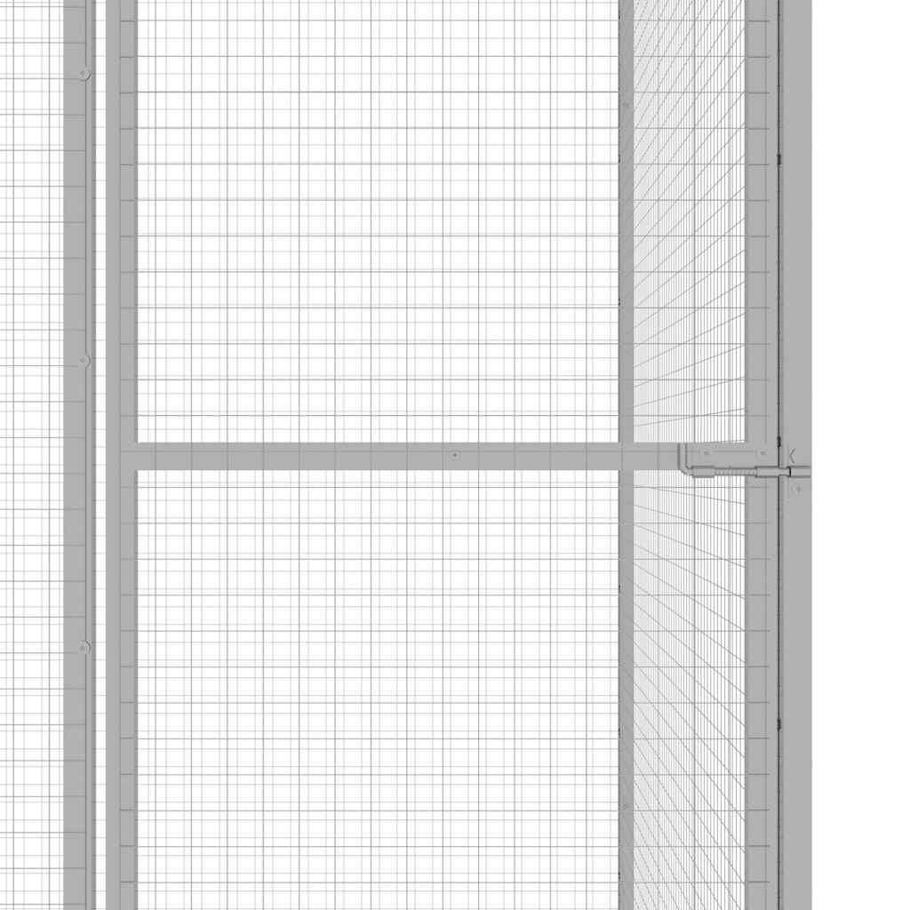 Cage pour chat 6x3x2,5 cm acier galvanisé - 6 x 3 x 2,5 m - number 4.