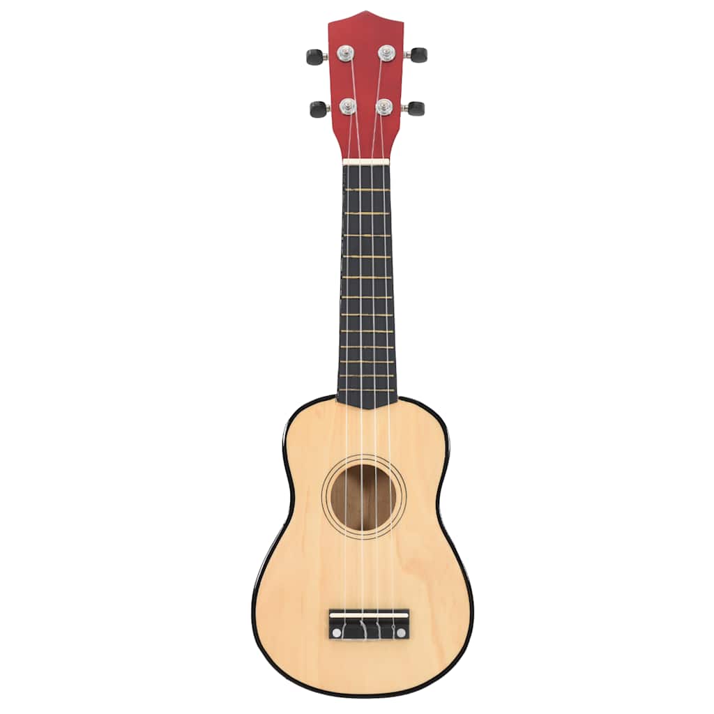 Ukulele set sopran s torbom za djecu svijetlo drvo - svijetlosmeđa, 21" - number 3.