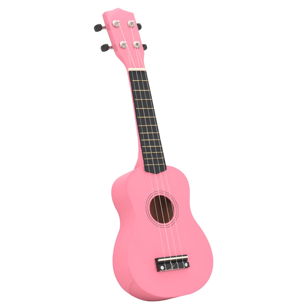 Ukulele set s torbom za djecu roza, 21" - number 2.