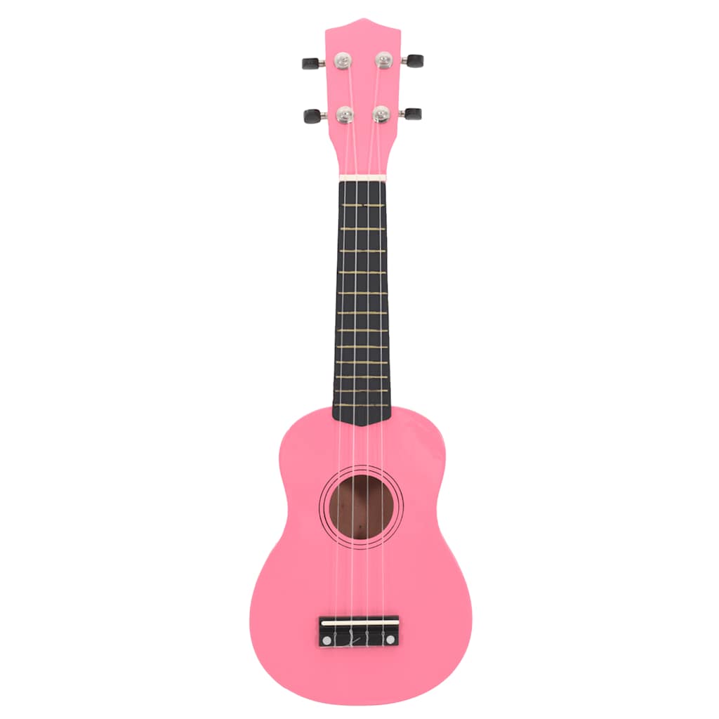 Ukulele set s torbom za djecu roza, 21" - number 3.