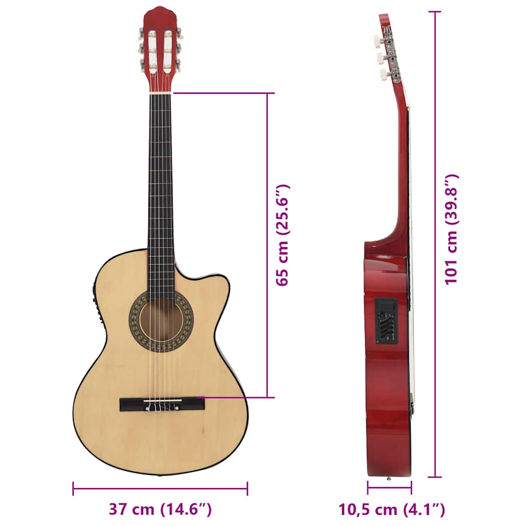 Western gitarski set 12 dijelova sa ekvilajzerom i 6 žica - number 12.