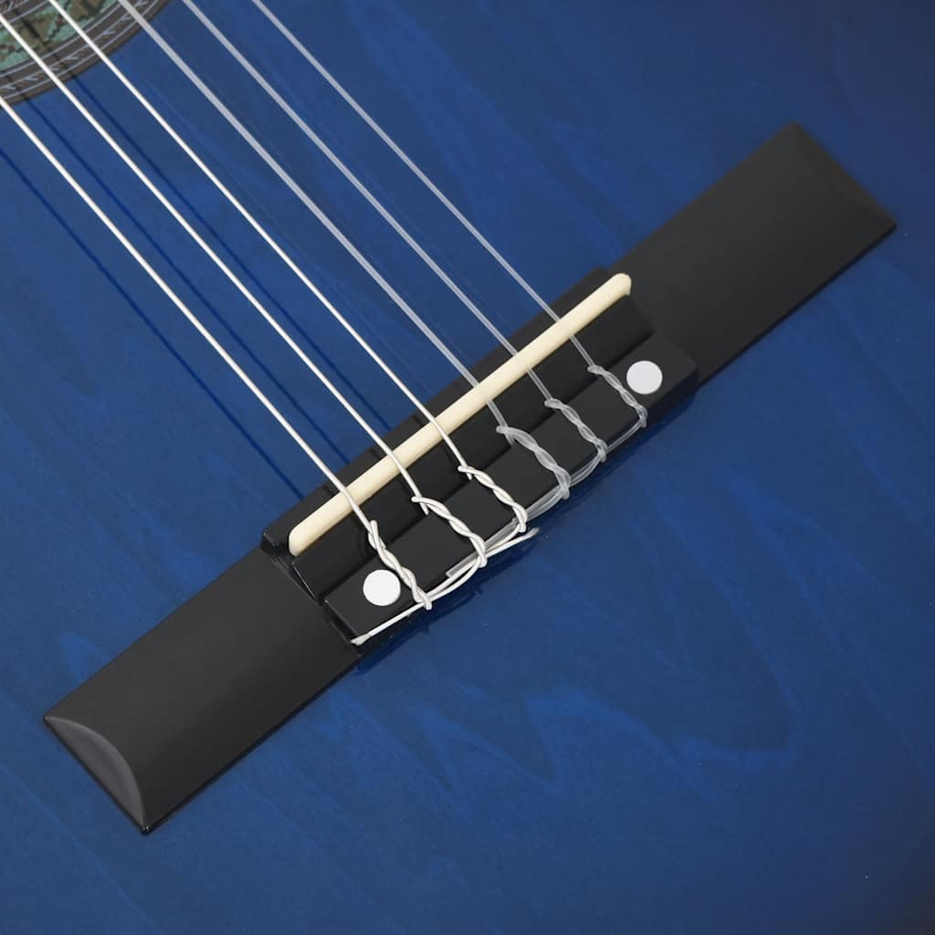 Klasična western cutaway gitara s ekvilajzerom i 6 žica - plava, 4/4 39" - number 8.