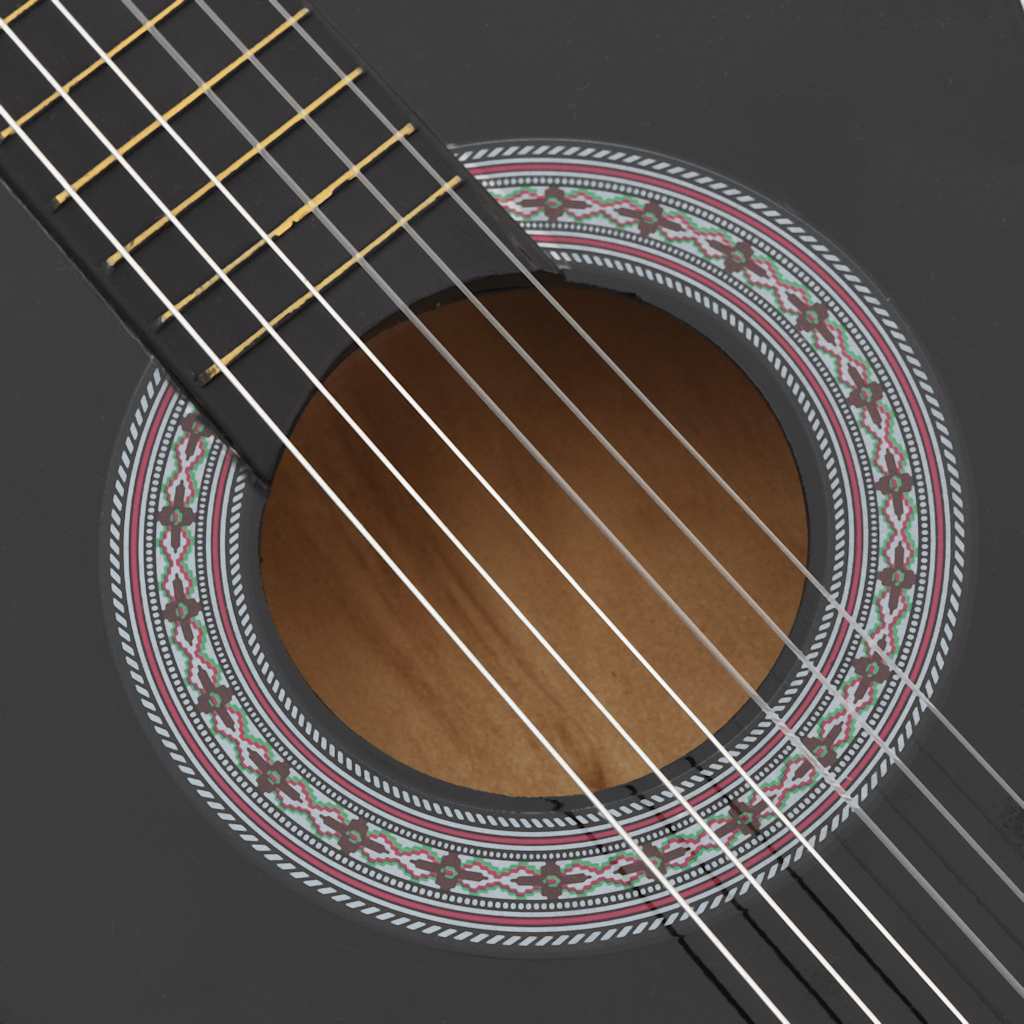 Klasična western cutaway gitara sa 6 žica 38" crna - number 6.