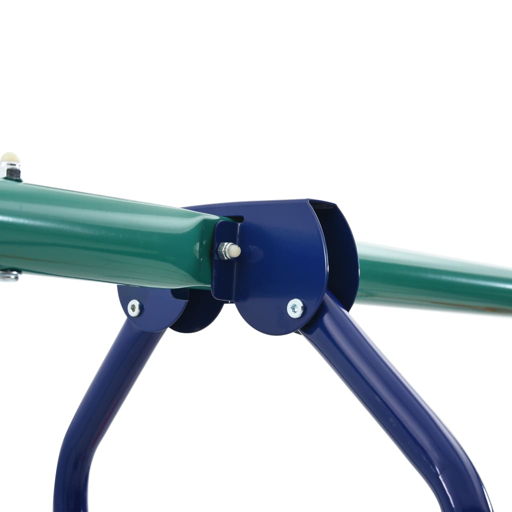 Portique avec anneaux de gymnastique et 4 sièges en acier - number 7.