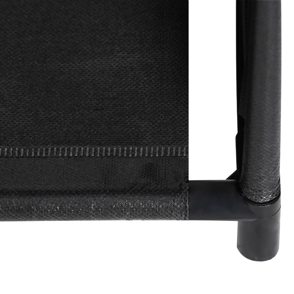 Utstillingshylle trappeformet 130x45x170 cm stoff - number 5.